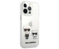 Karl Lagerfeld Karl &amp; Choupette skaidrus dėklas iPhone 13 Pro Max 6.7