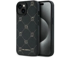 Dėklas Karl Lagerfeld KLHMP15MPGKHPHK Apple iPhone 15 Plus 6.7″ juodos spalvos Magsafe Karl Head