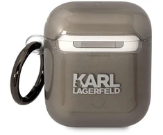 Karl Lagerfeld KLA2HNIKTCK AirPods 1/2 dėklas juodas/juodas Karl's Head