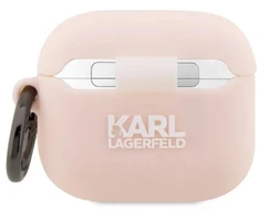 Karl Lagerfeld KLA3RUNIKP AirPods 3 dėklas rožinis/rožinis Silikonas Karl Head 3D