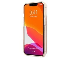Karl Lagerfeld KLHCP13LKHTUGLGO iPhone 13 Pro / 13 6.1 aukso spalvos deklas Glitter Karl`s Head