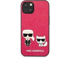 Karl Lagerfeld KLHCP13SPCUSKCP iPhone 13 mini 5.4 fuksija/juostelė deklas Ikonik Karl &amp; Choupette