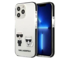 Karl Lagerfeld KLHCP13XTPEKCW Apple iPhone 13 Pro Max 6,7″ kietas dėklas baltos spalvos Karl&Choupette