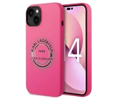 Karl Lagerfeld KLHCP14MSRSGRCF Apple iPhone 14 Plus / 15 Plus 6,7″ kietas dėklas rožinės spalvos Silicone RSG