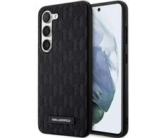 Karl Lagerfeld KLHCS23MSAKLHPK S23+ S916 kietas dėklas juodos spalvos Saffiano Mono Metal Logo