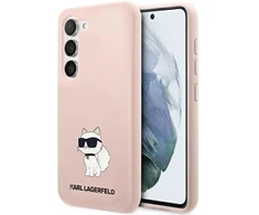 Karl Lagerfeld KLHCS23MSNCHBCP S23+ S916 kietas dėklas rožinės spalvos Silicone Choupette