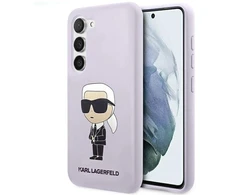 Karl Lagerfeld KLHCS23MSNIKBCU S23+ S916 kietas dėklas violetinės spalvos Silicone Ikonik
