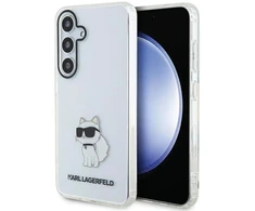 Samsung Galaxy S24 Plus Karl Lagerfeld dėklas IML Choupette (KLHCS24MHNCHTCT) skaidrus