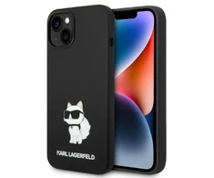 Karl Lagerfeld dėklas, skirtas iPhone 14 Plus 6,7 KLHMP14MSNCHBCK juodas kietas dėklas, skirtas Magsafe Silicone NFT Choupette