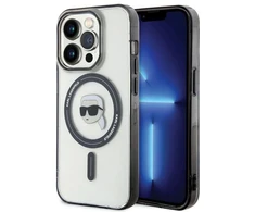 Karl Lagerfeld KLHMP15LHKHNOTK Apple iPhone 15 Pro 6.1″ skaidrus kietas dėklas IML Karl`s Head MagSafe