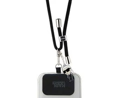 Dėklas Karl Lagerfeld KLUCNMSCKIK Universal CBDY Cord virvelė juodos spalvos
