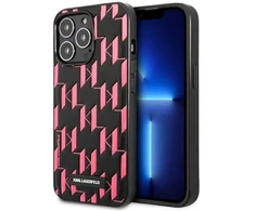 Karl Lagerfeld KLHCP13LMNMP1P Apple iPhone 13 Pro / 13 6,1″ kietas dėklas rožinės spalvos Monogram Plaque