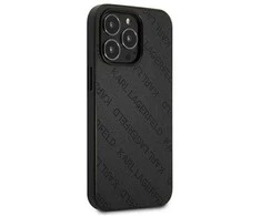 Karl Lagerfeld perforuotas iPhone 13 Pro Max (6.7 ) dėklas – juodas