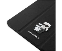 Karl Lagerfeld Saffiano magnetinis dėklas iPad Air 11 (2024), juodas
