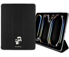 Karl Lagerfeld Saffiano magnetinis dėklas iPad Pro 13 2024 – juodas