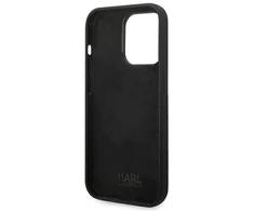 Karl Lagerfeld silikoninis dėklas iPhone 14 Pro juodas