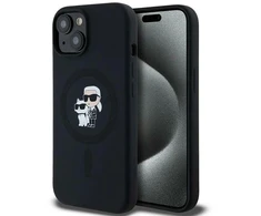 Karl Lagerfeld KLHMP15MSCMKCRHK Apple iPhone 15 Plus / 14 Plus 6.7″ juodos spalvos kietas dėklas Silicone Karl & C