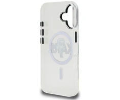 „Karl Lagerfeld IML Karl Sketch Logo MagSafe“ dėklas, skirtas „iPhone 16“ – skaidrus
