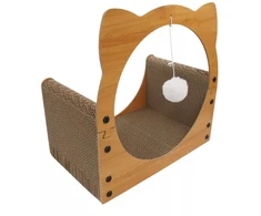 Kartoninė draskyklė katėms 40 x 25 x 40 cm