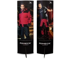 Kartoninis stendas Rimeck, 160 × 50 cm