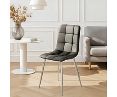 Fotelis Mebel Elite Kėdė ENZO, juoda, eko oda