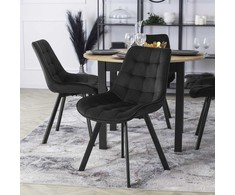 Fotelis Mebel Elite Valgomojo kėdė Rick, juoda