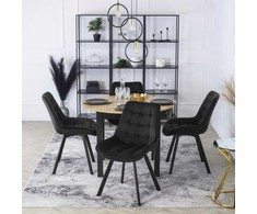 Fotelis Mebel Elite Valgomojo kėdė Rick, juoda