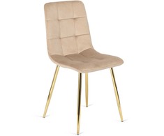 Fotelis Mebel Elite Kėdė YORK, kreminė, veliūras