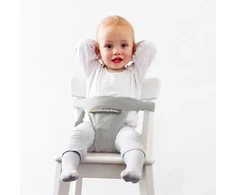 Kėdės diržai kūdikiui Minimonkey Mini Chair, nuo 6 mėn., šviesiai pilki