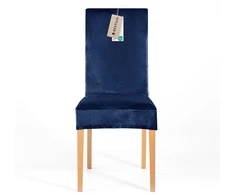 Kėdės užvalkalas 48×48×58+10 cm tamsiai mėlynas Restilo