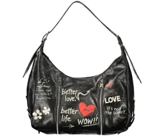 Kelioninis Juoda torebka damska Desigual Wow Heaven Maxi