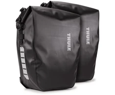 Kelioninis Thule Shield dviračio bagažinės krepšių pora, 25 l, juodi