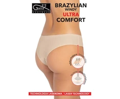 Kelnaitės Brazilian Windy Ultra comfort Smėlio spalvos
