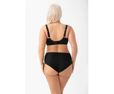 Kelnaitės juodos su nėriniais didesnių dydžių kasdienai Gorsenia