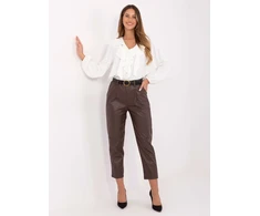Kelnės-IT-SP-FL8576.06P-ciemny ruda
