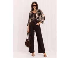 Kelnės jeans-D60140BA62672A2-ciemny ruda