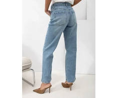 Kelnės jeans-D85096AH62682L232-šviesiai mėlyna