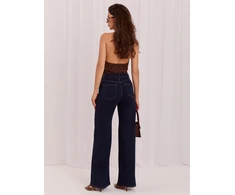 Kelnės jeans-IR-SP-K7031.87-tamsiai mėlyna