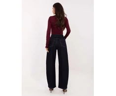 Kelnės jeans-VM-SP-MG-687-1.75-tamsiai mėlyna