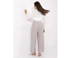 Kelnės moterims smėlio spalvos elegantiškos