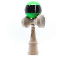 Kendama žaislas, medinis/žalias
