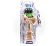 Kendama žaislas, medinis/žalias