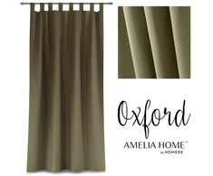 Khaki užuolaida Oxford Tab 140 × 250 cm