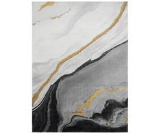 Kilimas 120 × 170 cm, juodos ir auksinės spalvos ESTEMA