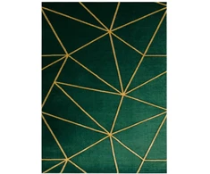 Kilimas 120 × 170 cm, tamsiai žalia ir aukso spalvos ESTEMA