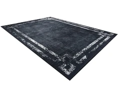 Kilimas 120×170 juoda–balta ARLEN