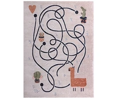 Kilimas 160 × 220 cm, smėlio spalvos BEO GAME