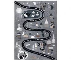 Kilimas 80 × 150 cm, pilkos spalvos BEO ROUTE