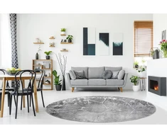 Kilimas pilkos spalvos TREX MARBLE