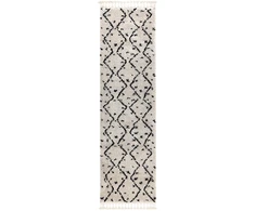 Kilimas Zigzak 60 × 250 cm, kreminės spalvos WELBEN